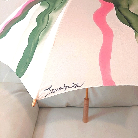 Handpainted signed SILK Original signed one of a kind Parasol/Umbrella - Picture 14 of 16
